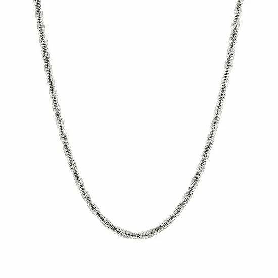 Hot Sale 🤩 Unbranded Sterling Silver 2.7 Mm Cross Twist Chain Necklace 🧨