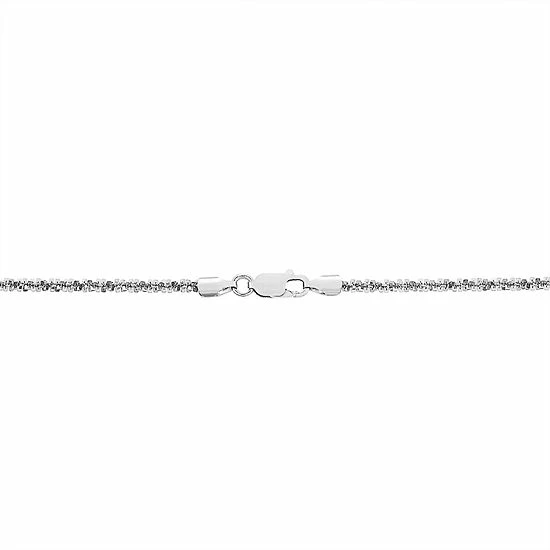 Hot Sale 🤩 Unbranded Sterling Silver 2.7 Mm Cross Twist Chain Necklace 🧨 - Image 2