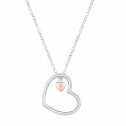 Best reviews of 🛒 Unbranded Sterling Silver Double Heart Necklace ✨