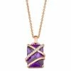 Buy 👍 Unbranded Sterling Silver Amethyst Pendant Necklace ⭐