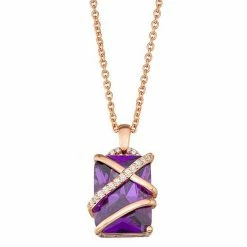Buy 👍 Unbranded Sterling Silver Amethyst Pendant Necklace ⭐