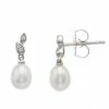 Best deal 😍 Unbranded Sterling Silver Freshwater Pearl Drop Earrings ⌛