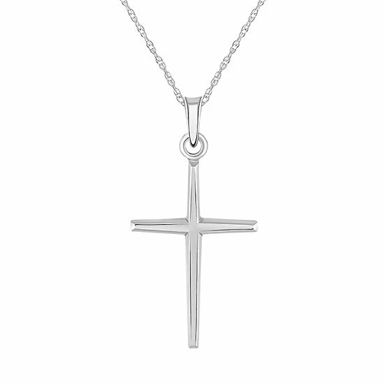 Buy โญ Unbranded 14k Gold Cross Pendant Necklace Yellow ๐ - Image 4