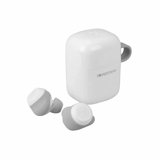 Discount ๐ Unbranded Soundstream True Wireless Earbuds With Charging Case White ๐