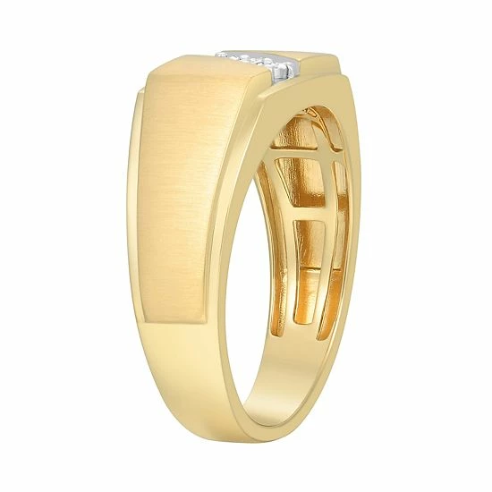 Outlet ๐ Unbranded Men's 10K Gold Diamond Accent Ring ๐คฉ - Image 2