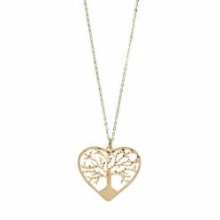 Wholesale 🌟 Unbranded 10k Gold Tree Of Life Heart Necklace 🌟