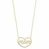 Cheap ⌛ Unbranded 14k Gold "Mom" Heart Necklace 👍