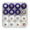 Outlet 😉 Unbranded Minnesota Vikings Billiard Ball Set 👏