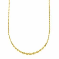 Best Pirce ✔️ Unbranded 14k Gold Graduated Rope Necklace ⭐