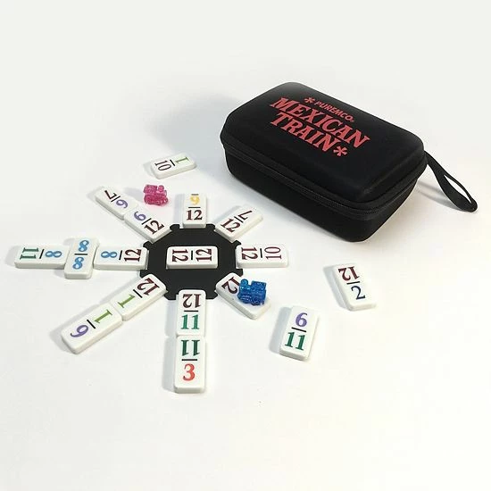 Deals 😉 Unbranded Mexican Train To-Go Dominoes Game ⭐