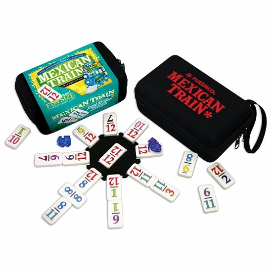 Deals 😉 Unbranded Mexican Train To-Go Dominoes Game ⭐ - Image 2