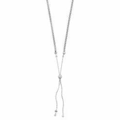 Promo 🔥 Unbranded Sterling Silver Popcorn Chain Tassel Necklace ✔️