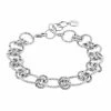 Cheapest 🤩 Unbranded Sterling Silver Double Circle Chain-Linked Bracelet ⌛