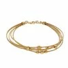 Hot Sale 👍 Unbranded Gold Tone Sterling Silver Multistrand Bracelet 🎁
