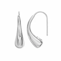 Wholesale 😀 Unbranded 14k Gold Polished Teardrop Earrings White 🛒