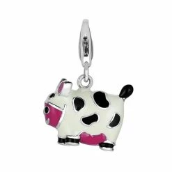 Brand new 😉 Unbranded Sterling Silver Cow Charm ✔️