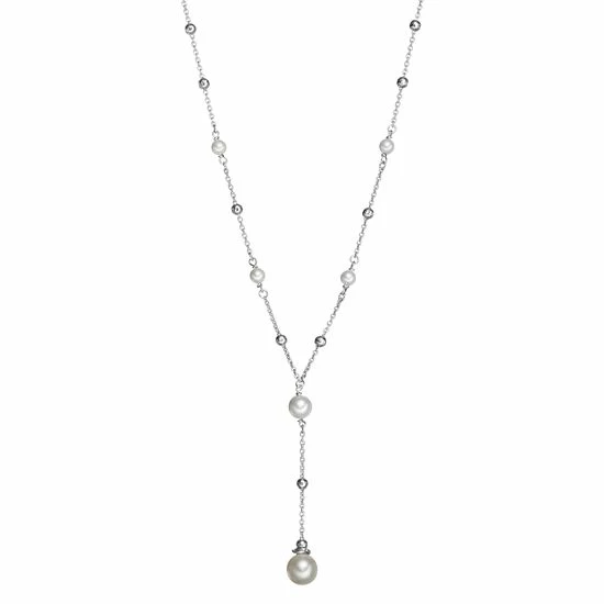 Discount 😍 Unbranded Sterling Silver Dyed Freshwater Cultured Pearl Y Necklace 😍