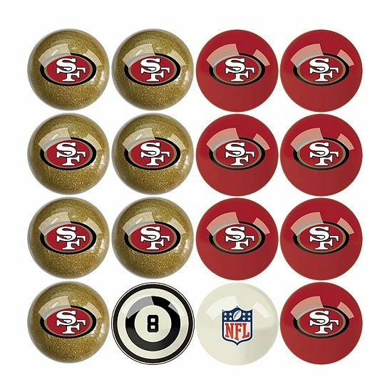 Cheapest โจ Unbranded San Francisco 49ers Billiard Ball Set ๐ฏ - Image 2