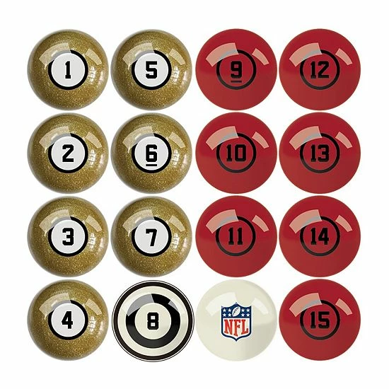 Cheapest โจ Unbranded San Francisco 49ers Billiard Ball Set ๐ฏ - Image 3