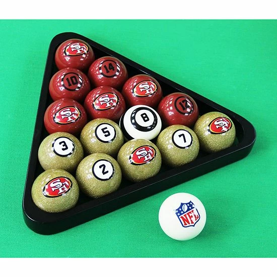 Cheapest โจ Unbranded San Francisco 49ers Billiard Ball Set ๐ฏ - Image 4