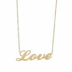 Brand new 🤩 Unbranded 10k Gold "Love" Necklace ⭐