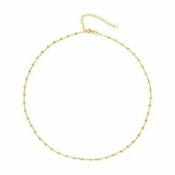 Brand new ⭐ Unbranded 14k Gold Beaded Choker Necklace 🎉