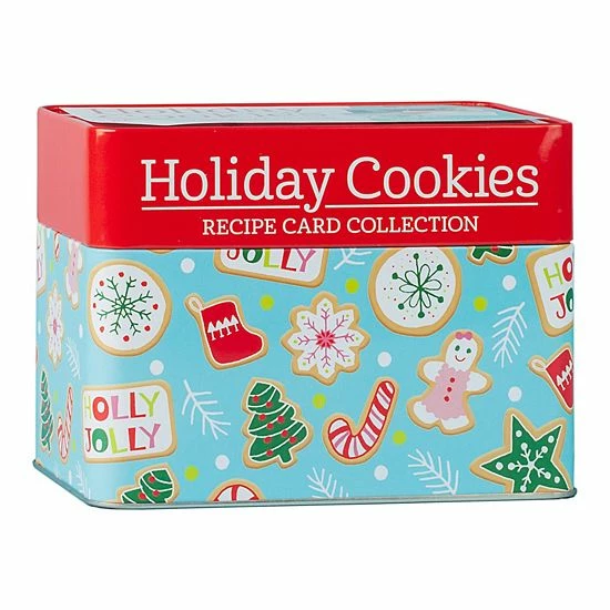 Flash Sale ๐ Unbranded Holiday Cookies Recipe Card Tin ๐ฅ