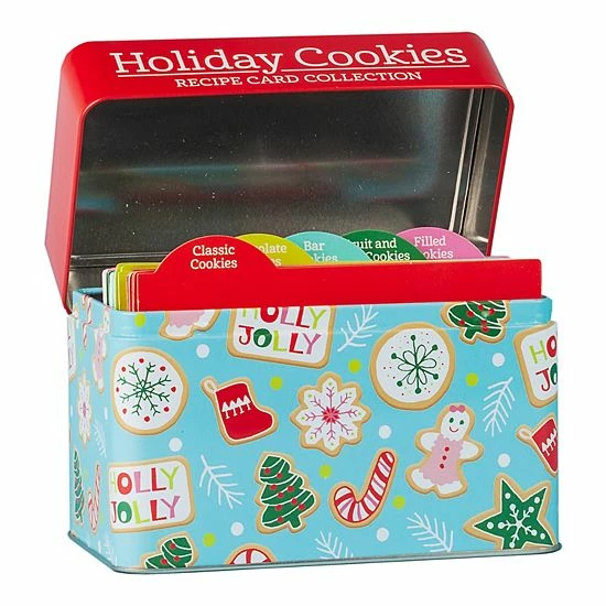 Flash Sale ๐ Unbranded Holiday Cookies Recipe Card Tin ๐ฅ - Image 2