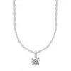Top 10 🛒 Unbranded 14k White Gold 1/4 Carat T.W. Round Cut GSI Certified Diamond Solitaire Pendant Necklace 👏