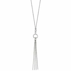 Outlet 😉 Unbranded Sterling Silver Mesh Tassel Necklace 😍