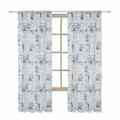 Cheap 😍 Unbranded Levtex Home 1-Panel Beach Life Window Curtain 🎉