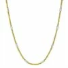 Deals 👍 Unbranded 14k Gold Over Sterling Silver Tube Station Necklace Gold Tone 🎁
