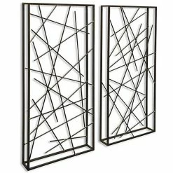 Wholesale ✨ Unbranded Contemporary Line Wall Decor 2-piece Set 🥰