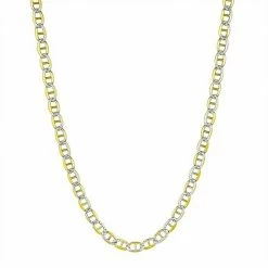 Best Pirce 👏 Unbranded 14k Gold Over Sterling Silver Mariner Chain Necklace ✔️