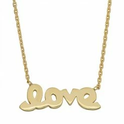 Cheap ❤️ Unbranded 10k Gold "Love" Necklace ❤️