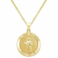 Outlet 😉 Unbranded 14k Gold Saint Jude Pendant 😍