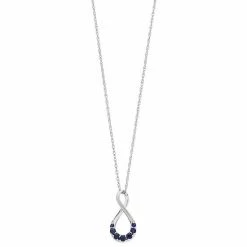 Best reviews of 👍 Unbranded 10K White Gold Genuine Blue Sapphire Pendant Necklace 👍