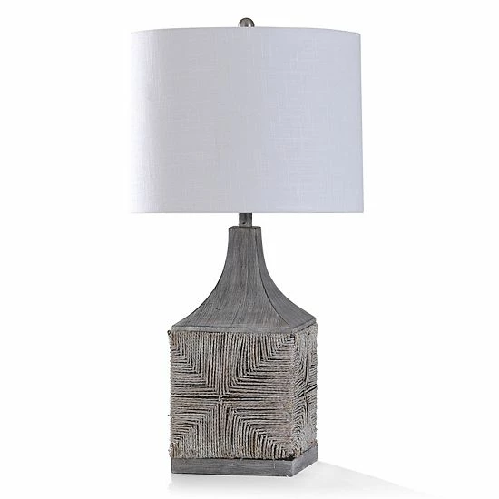 Best reviews of ๐งจ Unbranded White Washed Natural Rattan Woven Body Table Lamp With Hand Finished Top & Base ๐