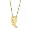 Coupon ⭐ Unbranded 10k Gold Angel Wing Pendant Necklace 💯