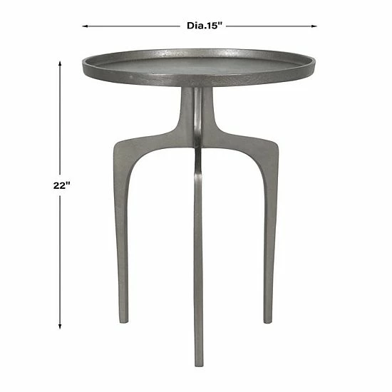 Brand new ๐ Unbranded Round-Top Cast Accent Table ๐ - Image 3