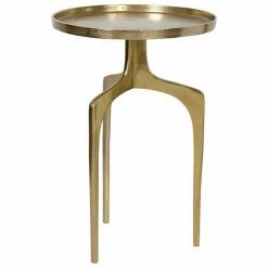 Buy 👏 Unbranded Round-Top Cast Accent Table 🥰