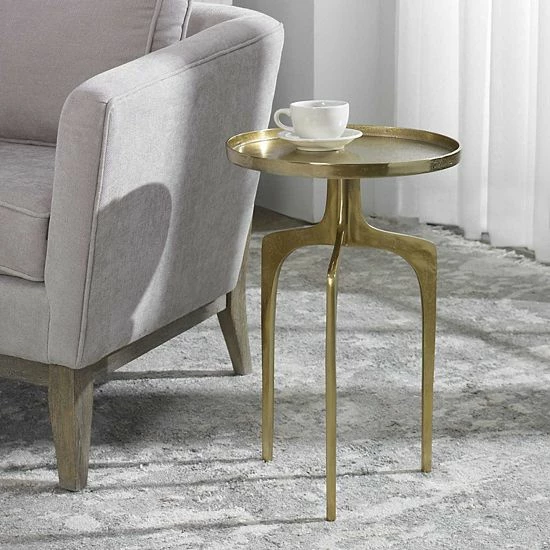 Buy 👏 Unbranded Round-Top Cast Accent Table 🥰 - Image 2