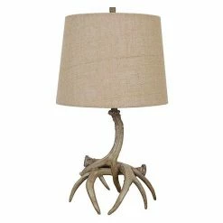 Hot Sale 🌟 Unbranded Rustic Faux-Antler Table Lamp ✨
