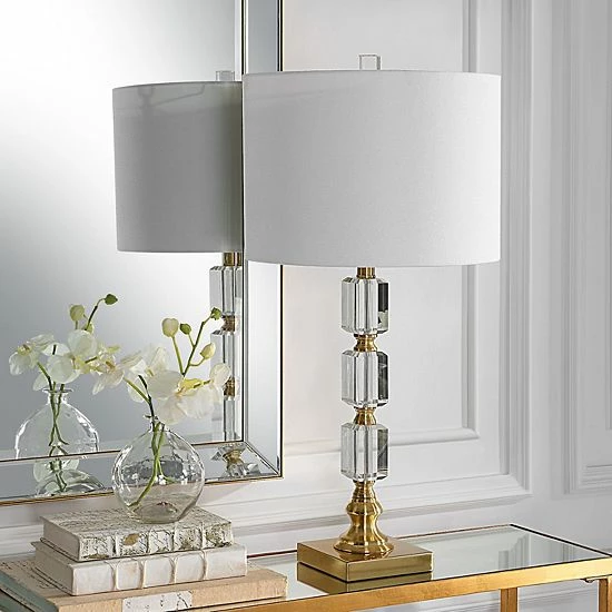 Cheapest ๐ Unbranded Elegant Stacked Crystal Table Lamp ๐งจ - Image 3