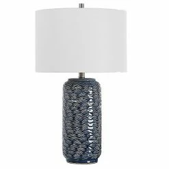 Flash Sale 🥰 Unbranded Ceramic Wavy Textured Table Lamp 🌟