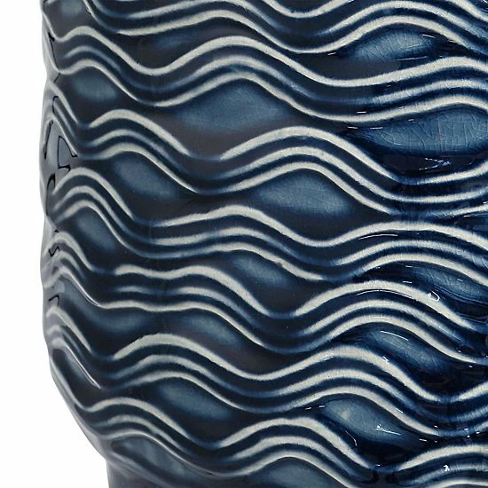 Flash Sale 🥰 Unbranded Ceramic Wavy Textured Table Lamp 🌟 - Image 5