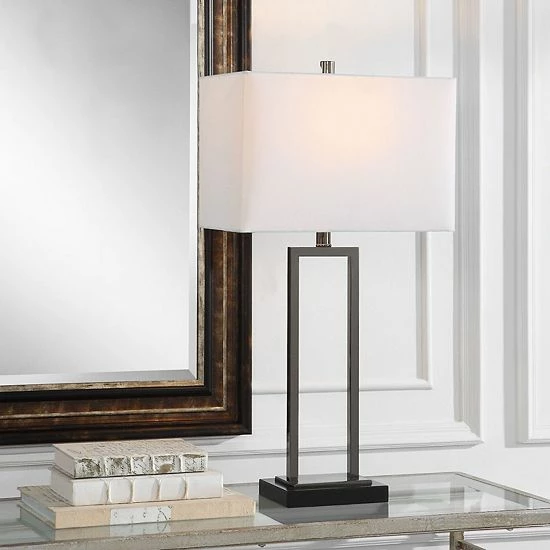 Budget ๐ Unbranded Contemporary Rectangular Table Lamp ๐งจ - Image 2