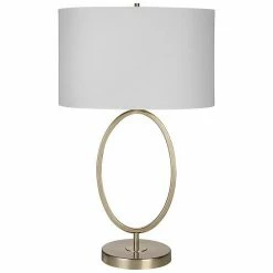 Discount 💯 Unbranded Oval Metal Ring Table Lamp 😍