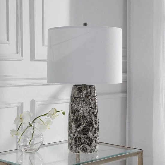Coupon 🤩 Unbranded Ceramic Offset Brick Table Lamp 🥰 - Image 3