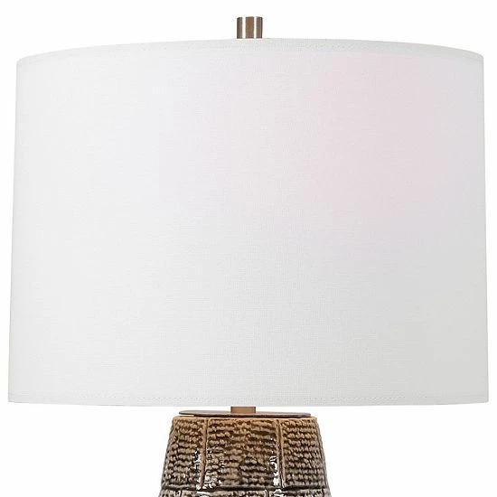 Coupon 🤩 Unbranded Ceramic Offset Brick Table Lamp 🥰 - Image 5